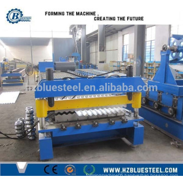 Corrugated Figure Glazed Steel Roofing Sheet Roll Forming Production LIne Made In China